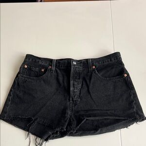 Levi's 501 Women's Black Jean Shorts